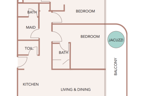 Apartment in Dubai 1 bedroom, 88 sq.m. № 92431 - photo 7