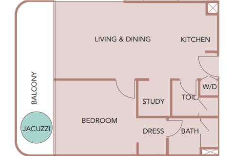 Apartment in Dubai 1 bedroom, 88 sq.m. № 92431 - photo 6