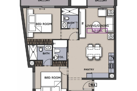 Apartment in Jumeirah Village Circle, Dubai studio, 107 sq.m. № 92378 - photo 3