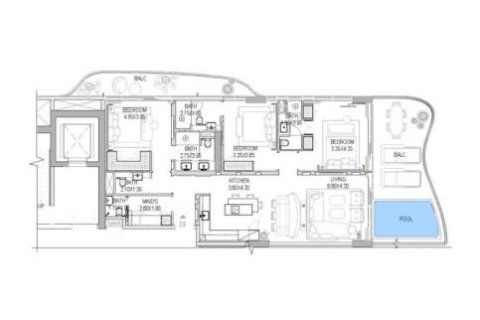 شقة في The Pier Residence في Maritime City, دبي 1غرف نوم, 65 م² رقم 103936 - صورة 2