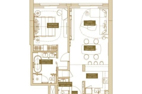 Apartment in Sofitel Residences in Downtown Dubai (Downtown Burj Dubai), Dubai 1 bedroom № 103937 - photo 7