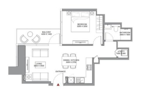 Apartamento en Skyscape Altius en Nadd Al Sheba, Dubai, 1 dormitorio, 59 m², № 103938 - foto 5