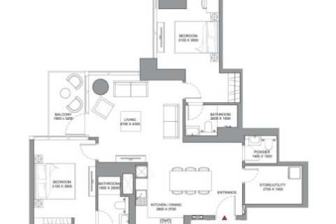 Apartamento en Skyscape Altius en Nadd Al Sheba, Dubai, 1 dormitorio, 59 m², № 103938 - foto 2