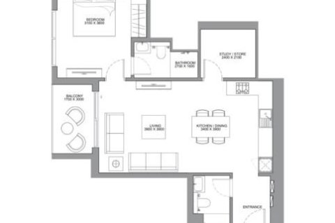 Apartamento en Skyscape Altius en Nadd Al Sheba, Dubai, 1 dormitorio, 59 m², № 103938 - foto 4
