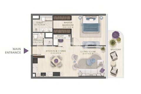 Duplex in Dubai 4 bedrooms, 286 sq.m. № 139564 - photo 21
