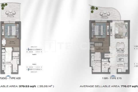 Apartamento en Golf City, Dubai, 2 dormitorios, 108 m², № 139565 - foto 24