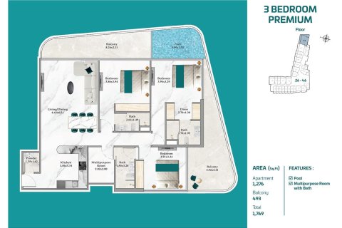 Apartamento en Maritime City, Dubai, estudio, 38 m², № 103520 - foto 11