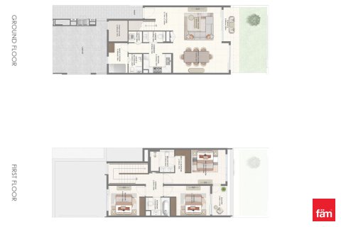 Adosado en Dubai, 3 dormitorios, 180 m², № 59007 - foto 11
