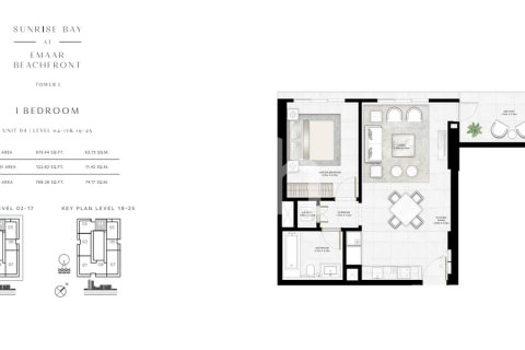 Apartment in Dubai Harbour, Dubai 1 bedroom, 74 sq.m. № 56192 - photo 3