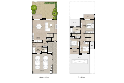 Снять в аренду таунхаус в Town Square, Дубай: 3 спальни, 188м², № 76649 - фото 16