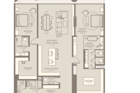Apartamento en Dubai, 2 dormitorios, 325 m², № 17336 - foto 8