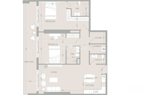 Apartment in Dubai Sports City, Dubai 2 bedrooms, 118 sq.m. № 113525 - photo 15