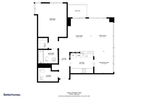 Apartamento en Dubai Marina, Dubai, 1 dormitorio, 100 m², № 56637 - foto 2