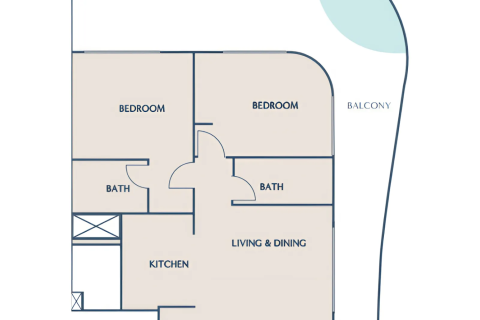 Apartment in Dubai 1 bedroom № 92369 - photo 6