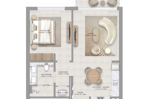 Apartment in Mina Rashid, Dubai 1 bedroom, 71 sq.m. № 92377 - photo 6