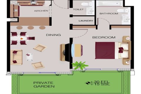 Apartment in Jumeirah Village Circle, Dubai 1 bedroom, 94.8 sq.m. № 3655 - photo 2