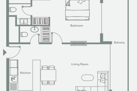 Apartment in Jumeirah Village Triangle, Dubai 1 bedroom, 77.8 sq.m. № 3652 - photo 2