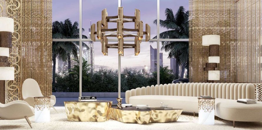 Квартира в BEACH ISLE в EMAAR Beachfront, Dubai Harbour, Дубай, 2 спальни, 138м², № 30015