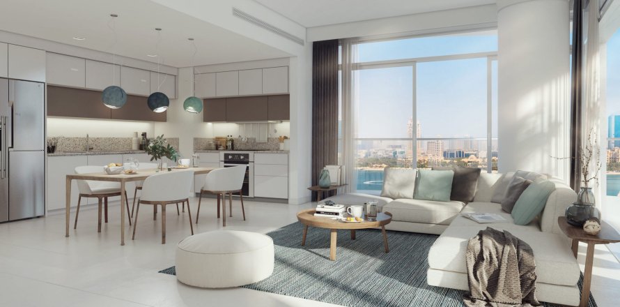 Квартира в BEACH ISLE в EMAAR Beachfront, Dubai Harbour, Дубай, 2 спальни, 138м², № 30016