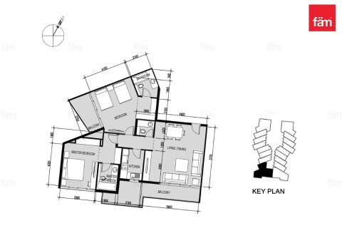 Apartment in Business Bay, Dubai 2 bedrooms, 117.8 sq.m. № 123407 - photo 30