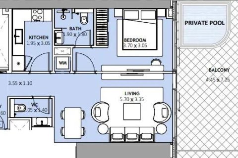 Apartamento en Dubai, 1 dormitorio, 90 m², № 54786 - foto 20