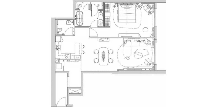 شقة في Sofitel Residences في وسط مدينة دبي, دبي 2 غرف نوم, 148.98 م² رقم 31301