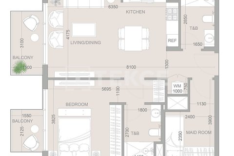 Купить квартиру в Джумейра Вилладж Серкл, Дубай: 2 спальни, 111м², № 69762 - фото 15