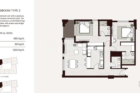 Apartamento en Jumeirah Village Circle, Dubai, 2 dormitorios, 108 m², № 92218 - foto 24