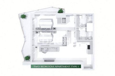 Apartamento en Jumeirah Lake Towers, Dubai, 2 dormitorios, 100 m², № 104785 - foto 2