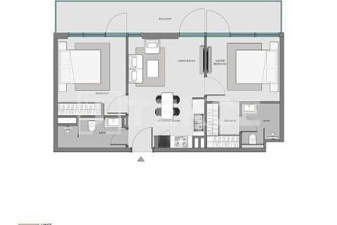Купить квартиру в Дубае: 2 спальни, 79м², № 83361 - фото 27