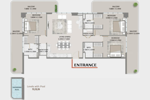 Apartment in Al Furjan, Dubai 1 bedroom, 75 sq.m. № 92499 - photo 4