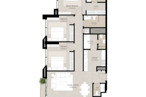 Apartment in Town Square, Dubai 1 bedroom, 63 sq.m. № 92500 - photo 5