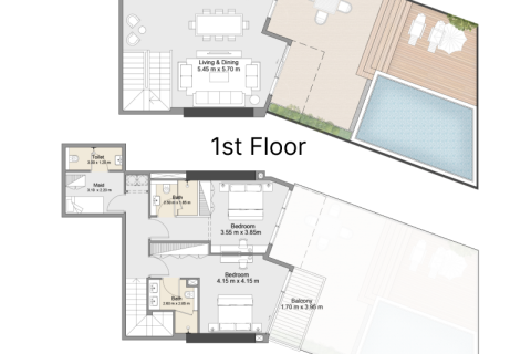 Apartment in Dubai 1 bedroom, 74 sq.m. № 92501 - photo 8