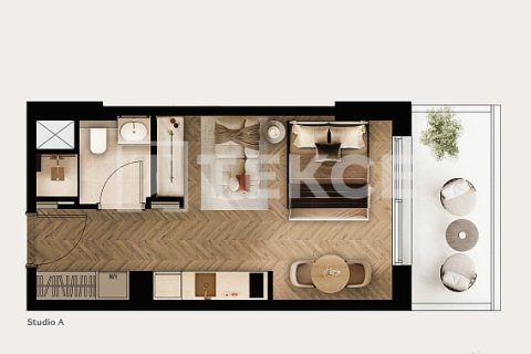 Apartment in Dubai Studio City, Dubai 1 bedroom, 67 sq.m. № 9709 - photo 6