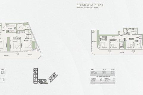 Купить квартиру в Дубае: 3 спальни, 262м², № 93797 - фото 27