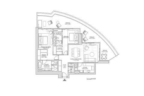 Apartment in Dubai Harbour, Dubai 3 bedrooms, 300 sq.m. № 95382 - photo 12