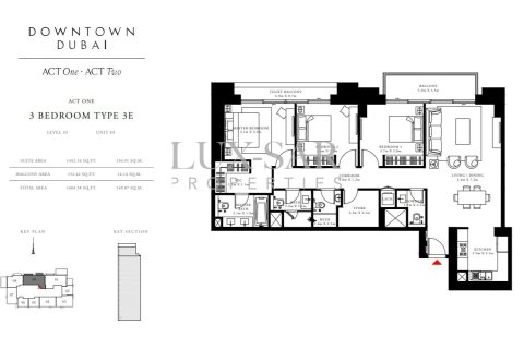 Appartement à Opera District, Downtown Dubai (Downtown Burj Dubai), Dubai, 3 chambres, 169.1 m², № 37312 - photo 5