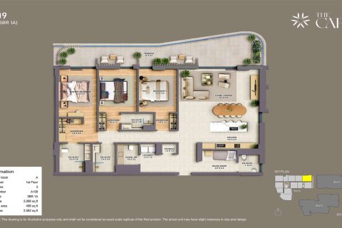 Apartment in Al Barari, Dubai 1 bedroom, 109 sq.m. № 103450 - photo 19