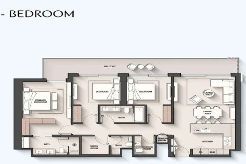Apartment in Dubai 1 bedroom, 74 sq.m. № 103449 - photo 15