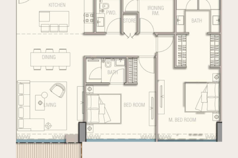 Apartment in Dubai 1 bedroom, 71 sq.m. № 103448 - photo 11