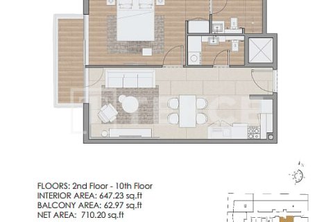 Apartment in Jumeirah Village Circle, Dubai 2 bedrooms, 107 sq.m. № 101186 - photo 13