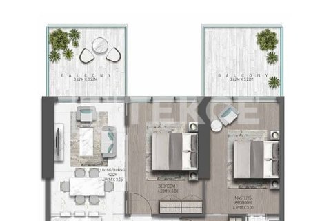 Apartment in DAMAC Hills (Akoya by DAMAC), Dubai 1 bedroom, 94 sq.m. № 83851 - photo 16