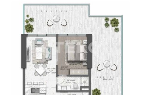 Apartment in DAMAC Hills (Akoya by DAMAC), Dubai 1 bedroom, 94 sq.m. № 83851 - photo 12