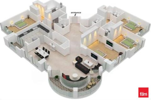 Apartment in Dubai Marina, Dubai 3 bedrooms, 201.9 sq.m. № 95529 - photo 12