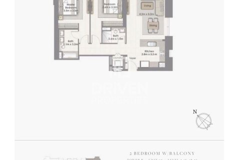 Apartment in Creekside 18, Dubai Creek Harbour (The Lagoons), Dubai 2 bedrooms, 104 sq.m. № 18950 - photo 14