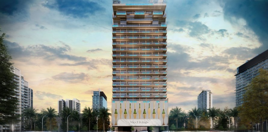 Appartement à Jumeirah Village Circle, Dubai, 1 chambre, 50 m², № 48436
