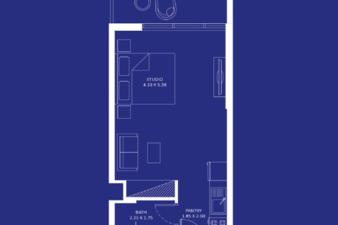 Appartement à Maritime City, Dubai, studio, № 92679 - photo 4