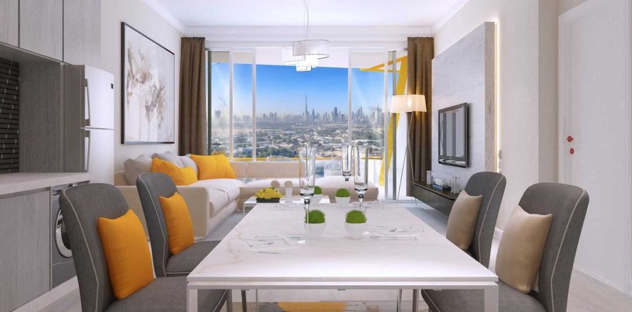 Квартира в BINGHATTI CREST в Джумейра Вилладж Серкл, Дубай, 2 спальни, 88.9м², № 30897