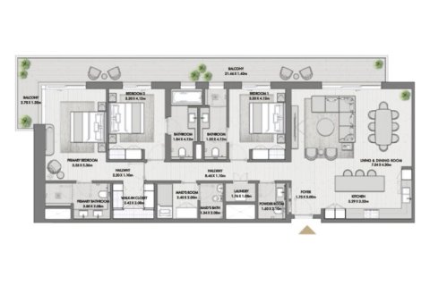 Apartment in Madinat Jumeirah Living, Umm Suqeim, Dubai 1 bedroom, 73 sq.m. № 103733 - photo 13