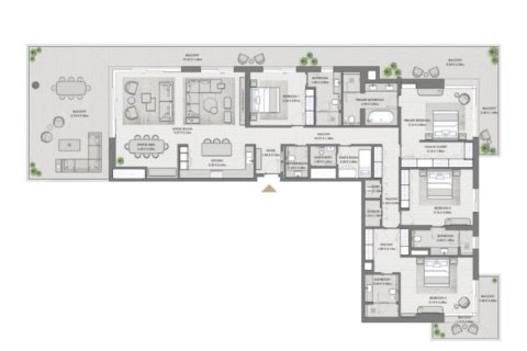 Apartment in Madinat Jumeirah Living, Umm Suqeim, Dubai 1 bedroom, 73 sq.m. № 103733 - photo 2